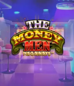 Dive into the thrilling world of The Money Men Megaways game by Pragmatic Play, featuring a striking logo with sparkling stars against a lavish background. This image captures the energy and allure of casino gaming with its eye-catching design and colorful ambiance. Great for gambling fans looking for a taste of Vegas. 