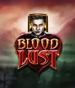 A dark and seductive view of the Blood Lust slot by ELK Studios, featuring gothic vampire symbols and a haunting castle backdrop. This image captures the slot's eerie charm, complemented with its innovative game mechanics, appealing for those fascinated by dark, supernatural themes.